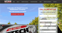 Desktop Screenshot of liftmyconcrete.com
